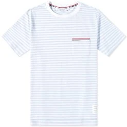 Thom Browne Striped Pocket Tee
