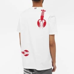 Thom Browne Lobster Print Tee -Jamiesons Shop 02 06 2022 GH MJS187A 01454 100 8 1