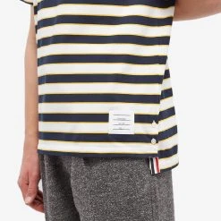 Thom Browne Narrow Striped Tee -Jamiesons Shop 03 10 22 JF MJS193A J0030 403 10 1