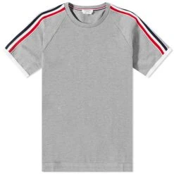 Thom Browne Raglan Grosgrain Striped Tee