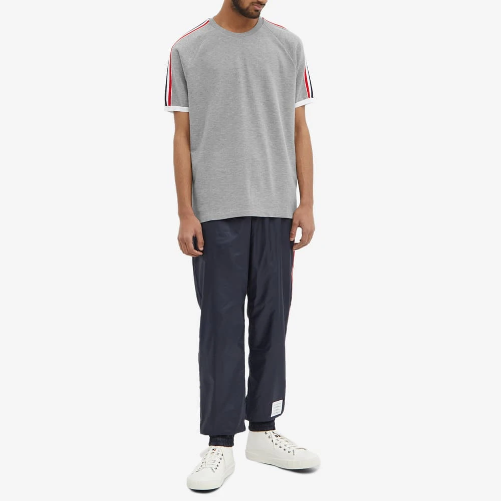 Thom Browne Raglan Grosgrain Striped Tee 5 Thom Browne Raglan Grosgrain Striped Tee - Image 5