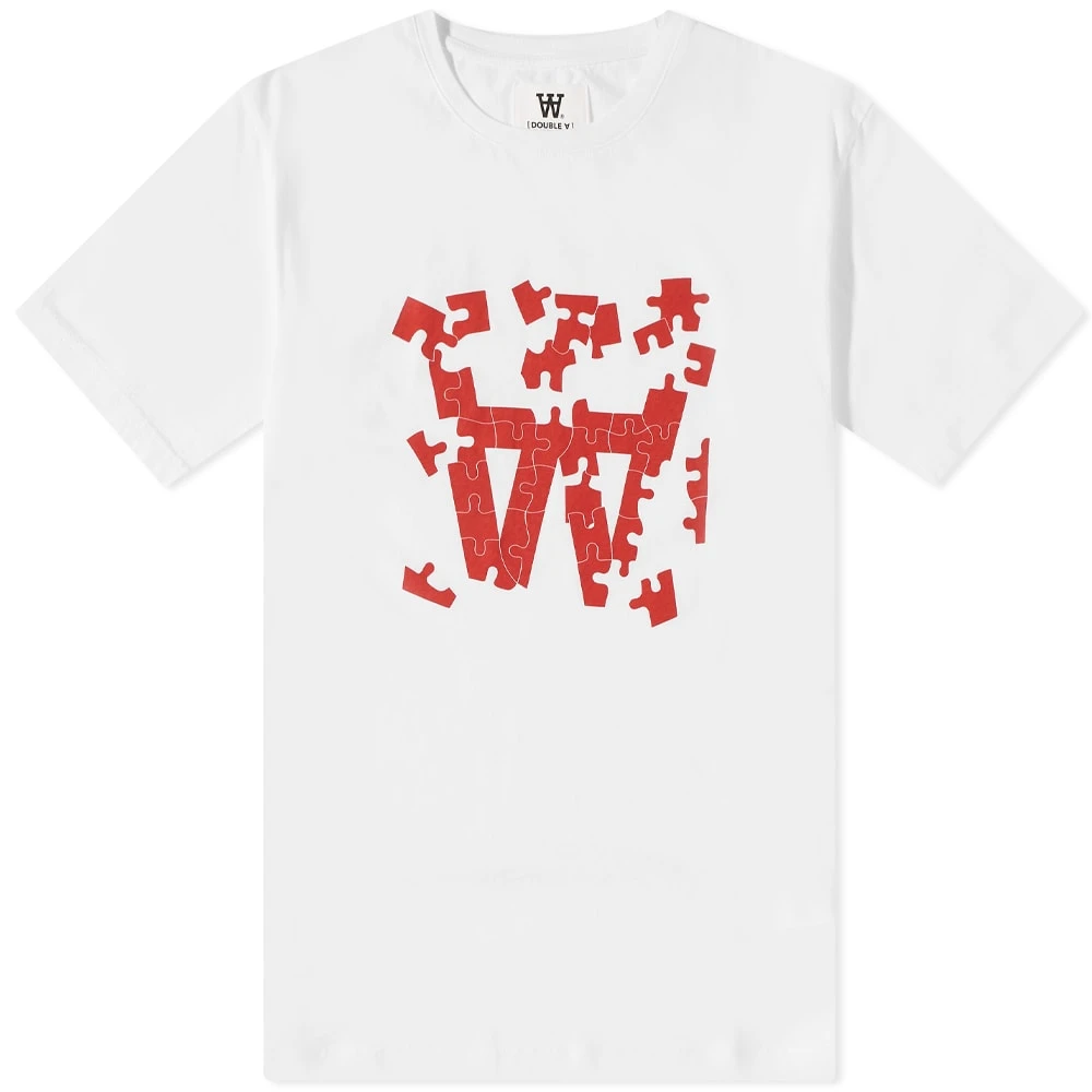 Wood Wood Ace Puzzle Logo Tee 1 Wood Wood Ace Puzzle Logo Tee