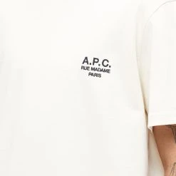 A.P.C. A.P.C New Raymond Embroidered Logo Tee -Jamiesons Shop 05 12 2022 HF COEZC H26247 AAC 10 1