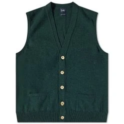 Drake's Lambswool Vest Cardigan