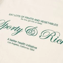 Sporty & Rich Script Tee -Jamiesons Shop 07 09 2022 jd ts495cr 3