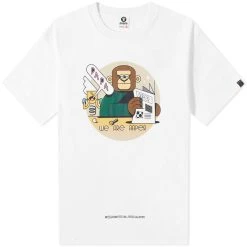 AAPE By A Bathing Ape AAPE X Sebastian Schwamm Papa Tee