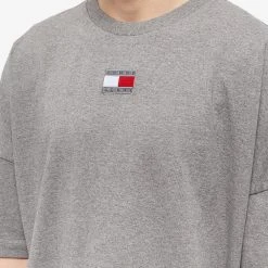 Tommy Jeans Split Hem Flag Tee -Jamiesons Shop 11 10 2 22 EC DM0DM15170PKH 10 1