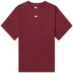 Tommy Jeans Split Hem Flag Tee