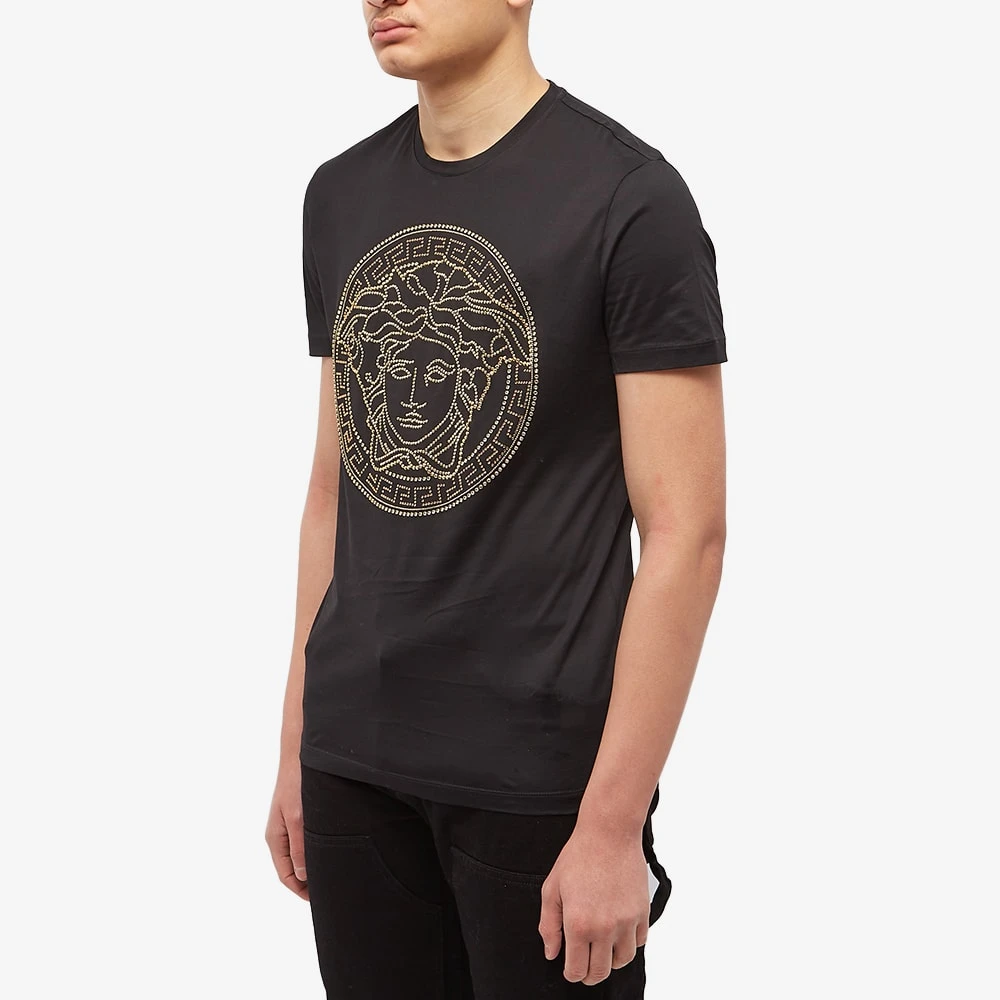 Versace Embellished Medusa Tee 2 Versace Embellished Medusa Tee - Image 2