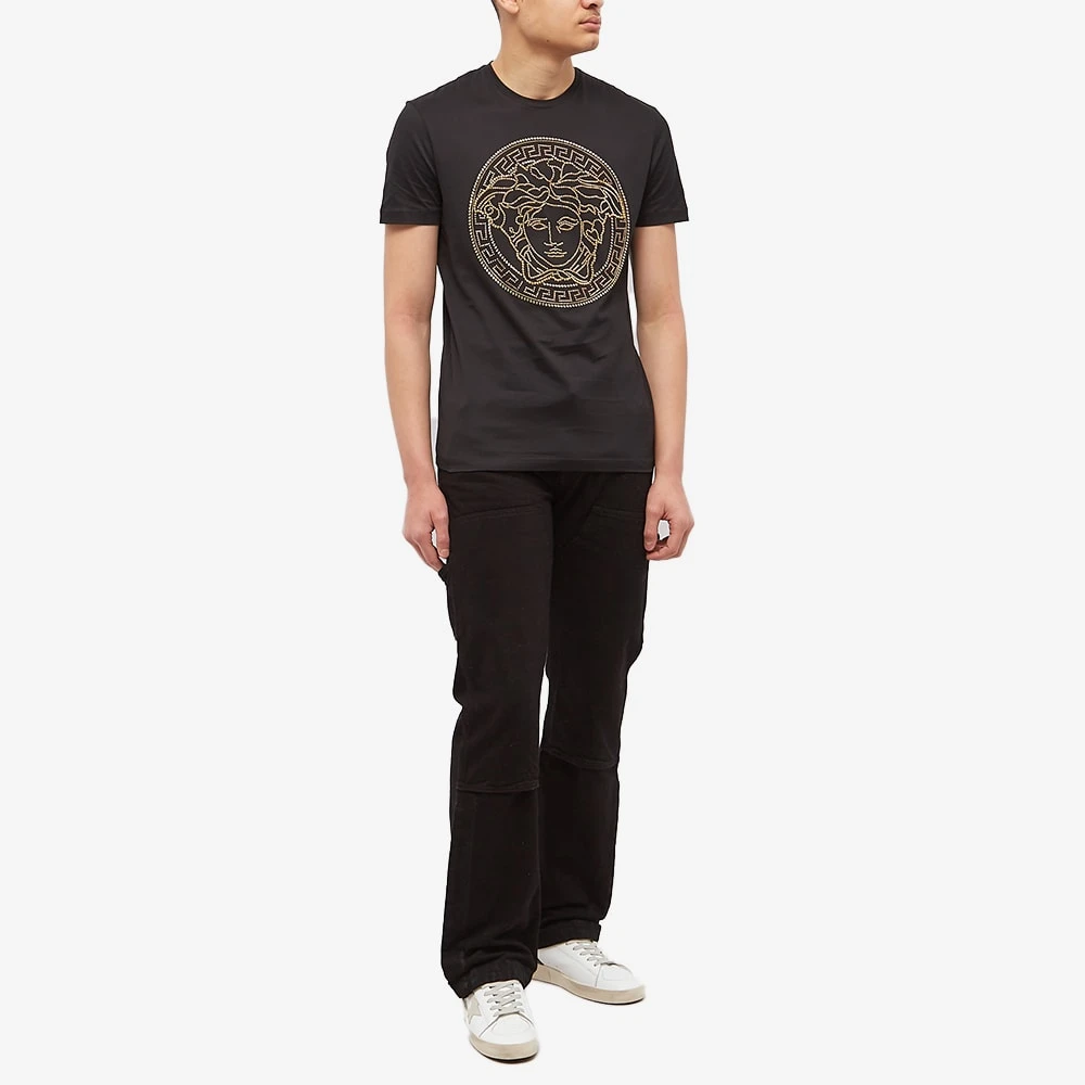 Versace Embellished Medusa Tee 4 Versace Embellished Medusa Tee - Image 4