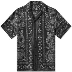 Versace Repeat Baroque Print Vacation Shirt