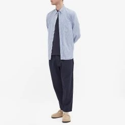 Universal Works Pocket Tee -Jamiesons Shop 12 05 2022 SI P26048 NVY m4 1