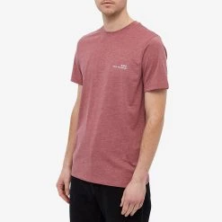 A.P.C. A.P.C Item Logo Tee -Jamiesons Shop 12 11 2021 JD COEVS H26904 BORDEAUX 7 1