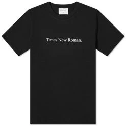 Times New Roman Classic Logo Organic Tee