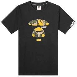 AAPE By A Bathing Ape AAPE Camo Moon Face Tee