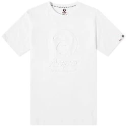 AAPE By A Bathing Ape AAPE Embossed Moon Face Tee