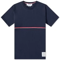 Thom Browne Tricolor Stripe Tee