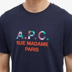 A.P.C. Tao Colour Block Logo Tee -Jamiesons Shop 24 06 2022 ML COEZE H26178 IAK 10 1