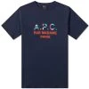A.P.C. Tao Colour Block Logo Tee
