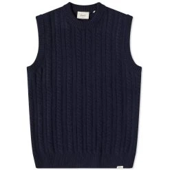 Foret Rain Cable Wool Vest