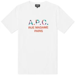 A.P.C. Tao Colour Block Logo Tee