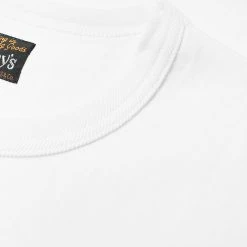 The Real McCoys The Real McCoy's Sub Base Tee -Jamiesons Shop The Real McCoys Sub Base Tee White MC20018 010 3 1